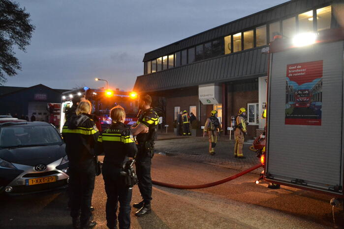 Bakkersbedrijf ontruimd door brand