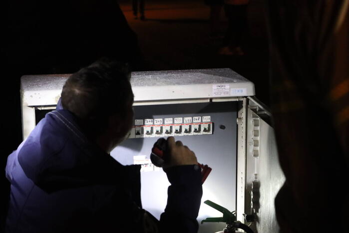 Brand door kortsluiting in vakantiepark