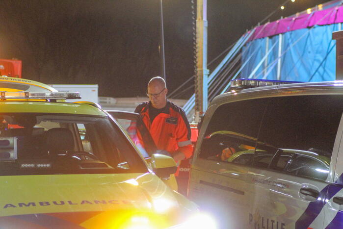 Circus artiest van hoogte gevallen