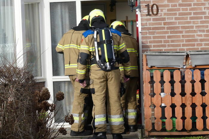 Brandweer ingezet voor gaslekkage in woning