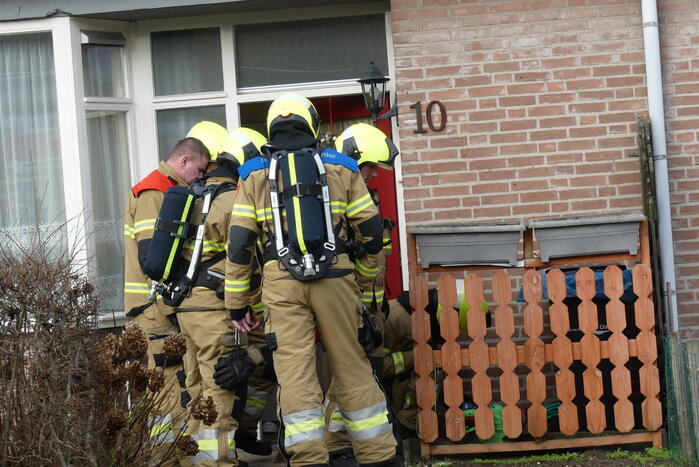 Brandweer ingezet voor gaslekkage in woning