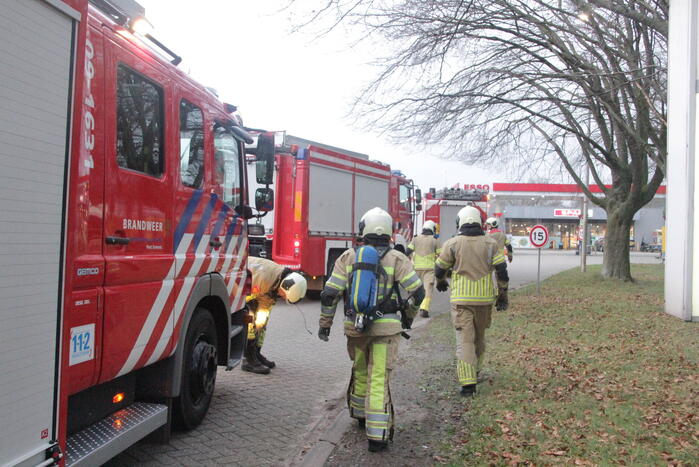 Gaslucht in shop van tankstation