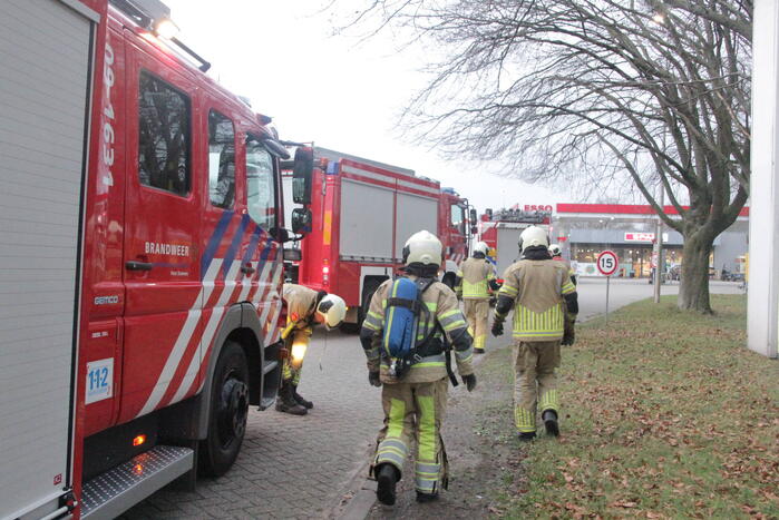 Gaslucht in shop van tankstation