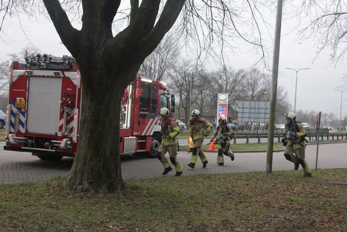Gaslucht in shop van tankstation