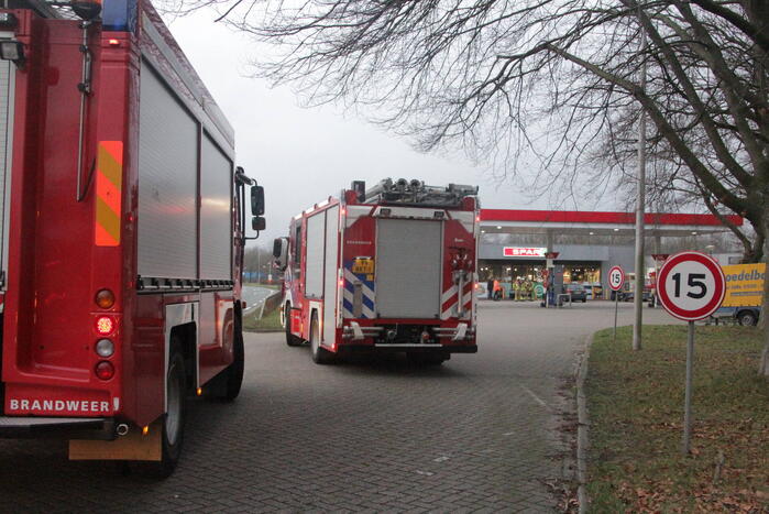 Gaslucht in shop van tankstation
