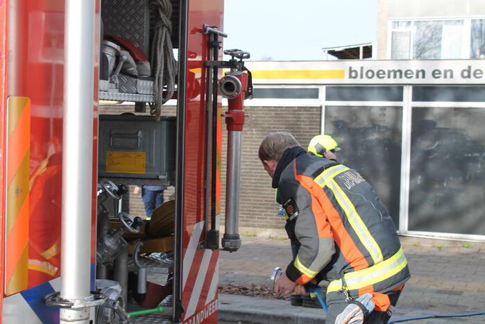 Cabine van vuilniswagen volledig uitgebrand