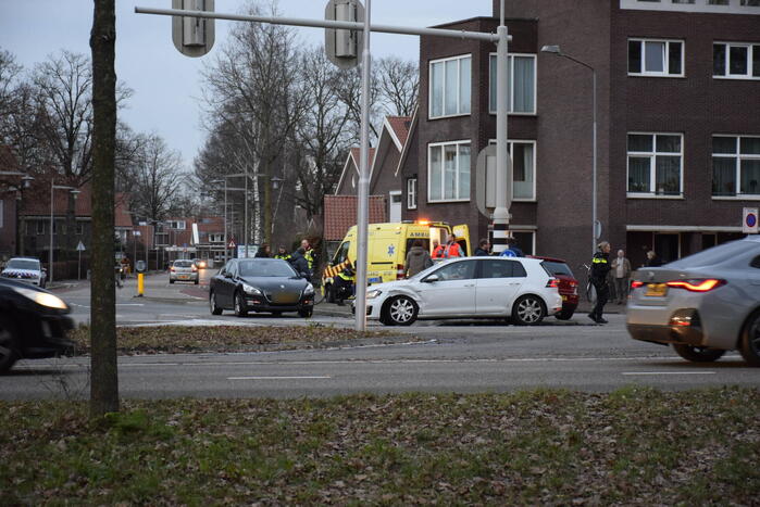Twee personenauto's betrokken bij ongeval
