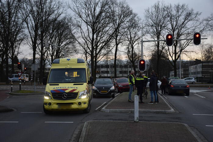 Twee personenauto's betrokken bij ongeval