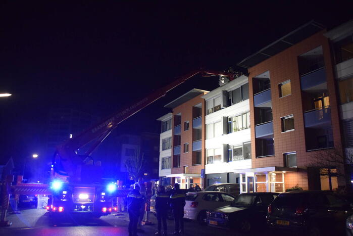 Appartementen ontruimd door brand