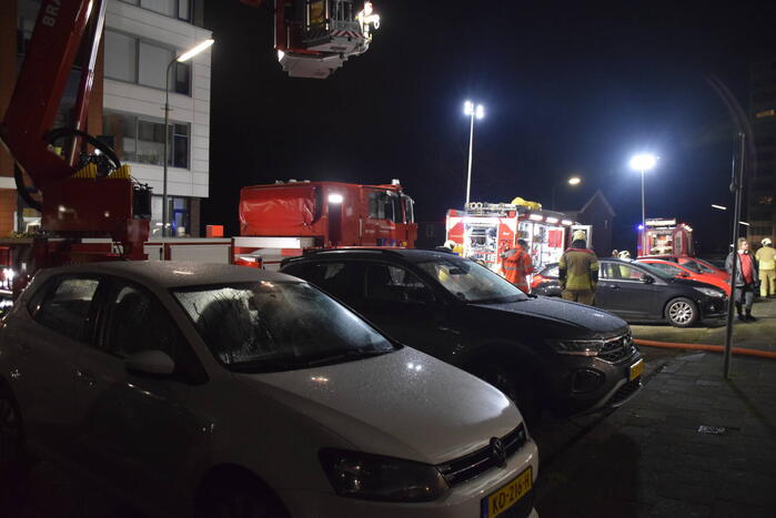 Appartementen ontruimd door brand