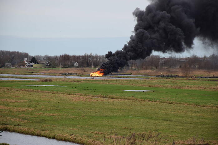 Uitkijktoren verwoest door brand