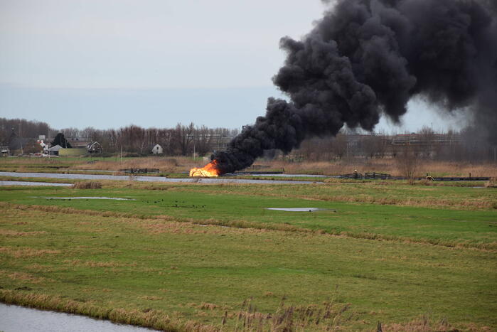 Uitkijktoren verwoest door brand