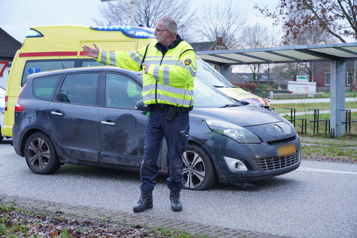 Scooterrijder gewond bij botsing met auto