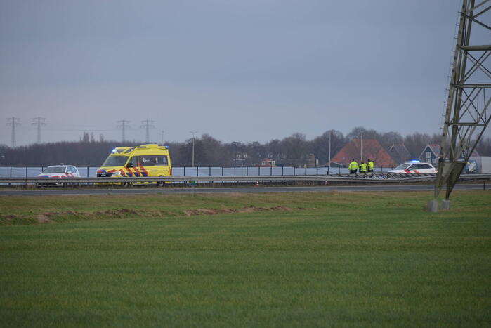 Flinke file door eenzijdig ongeval