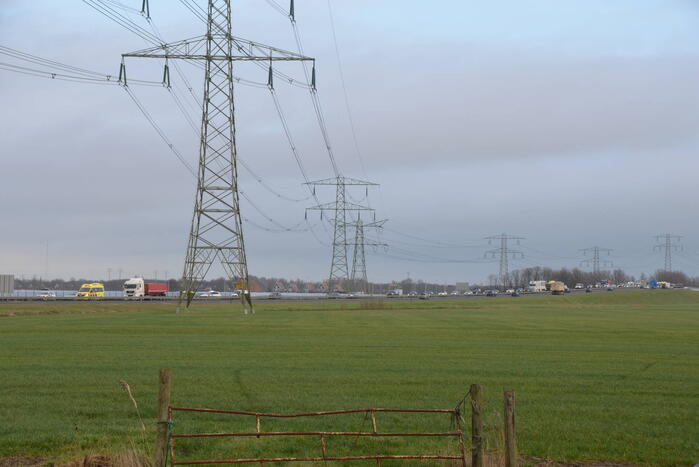 Flinke file door eenzijdig ongeval