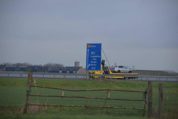 Flinke file door eenzijdig ongeval