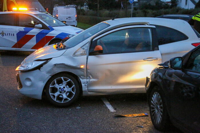 Aanrijding na voorrangsfout, flinke schade