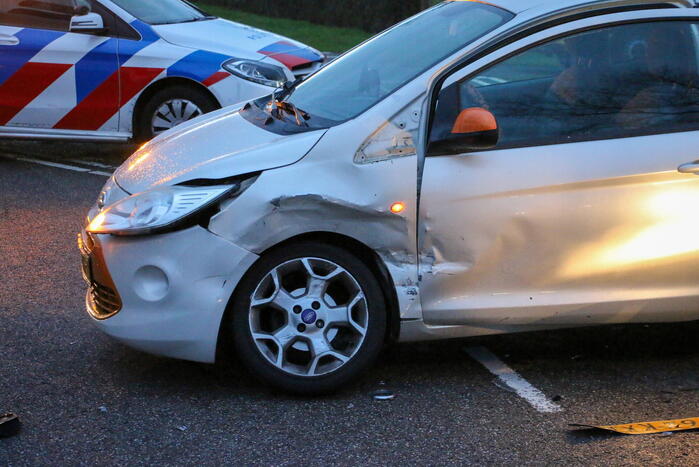 Aanrijding na voorrangsfout, flinke schade