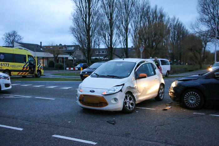 Aanrijding na voorrangsfout, flinke schade