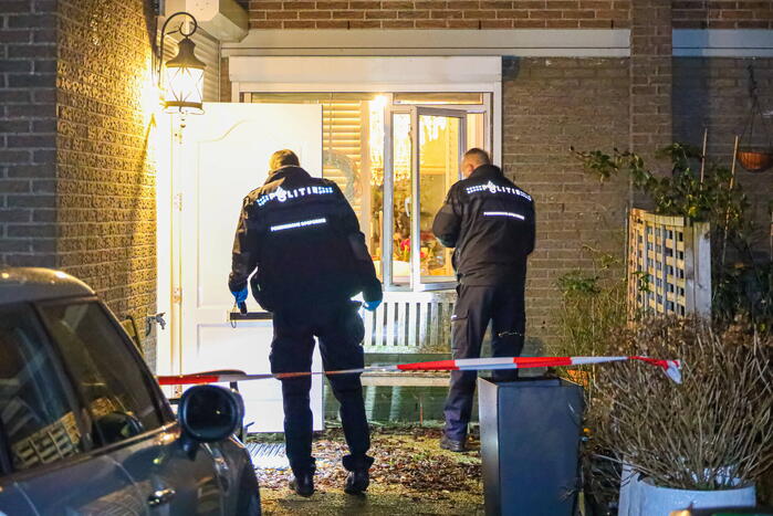 Overlopen inbrekers steken persoon neer