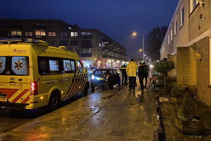 Fietser komt ten val na aanrijding