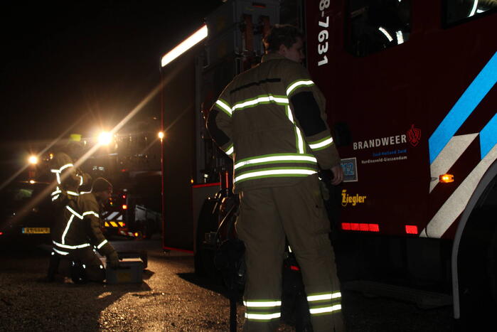 Schoorsteen geveegd in woning