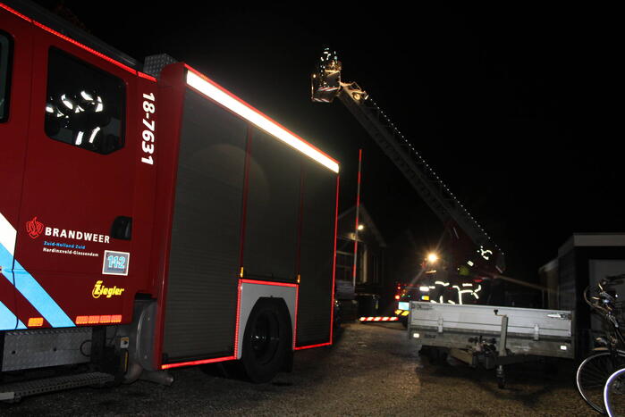 Schoorsteen geveegd in woning