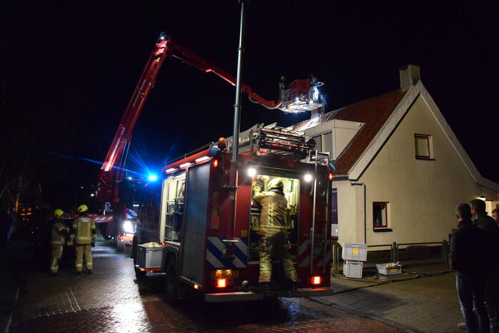 Schoorsteenbrand snel onder controle