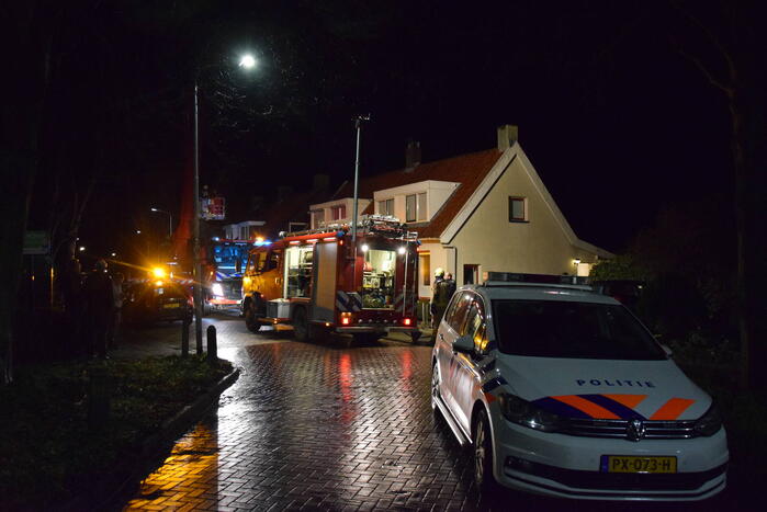 Schoorsteenbrand snel onder controle