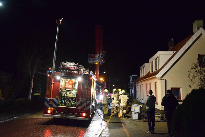 Schoorsteenbrand snel onder controle