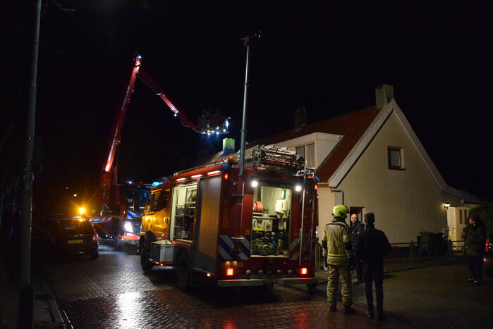 Schoorsteenbrand snel onder controle