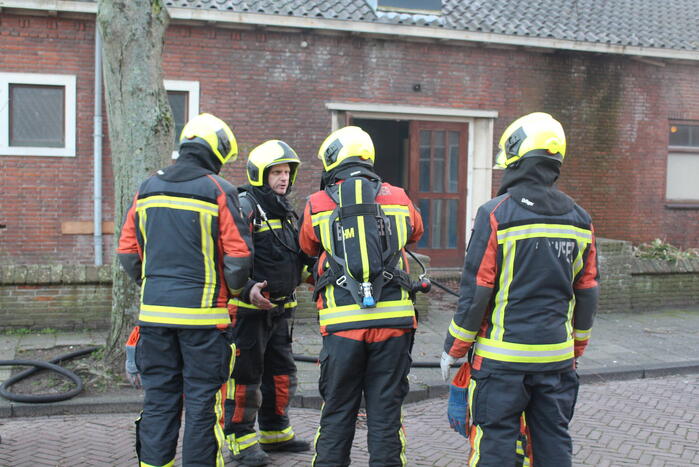 Brand in schoolgebouw