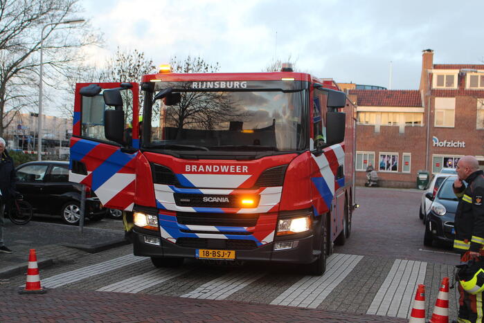 Brand in schoolgebouw