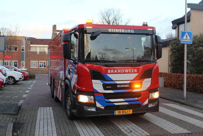 Brand in schoolgebouw