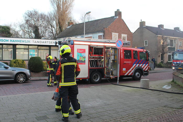 Brand in schoolgebouw