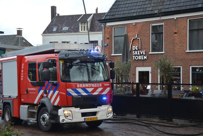Brand in keuken van bovenwoning