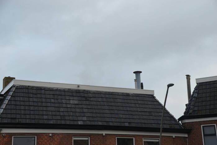 Brand in keuken van bovenwoning