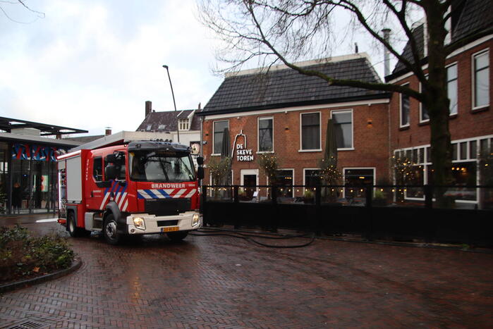 Brand in keuken van bovenwoning