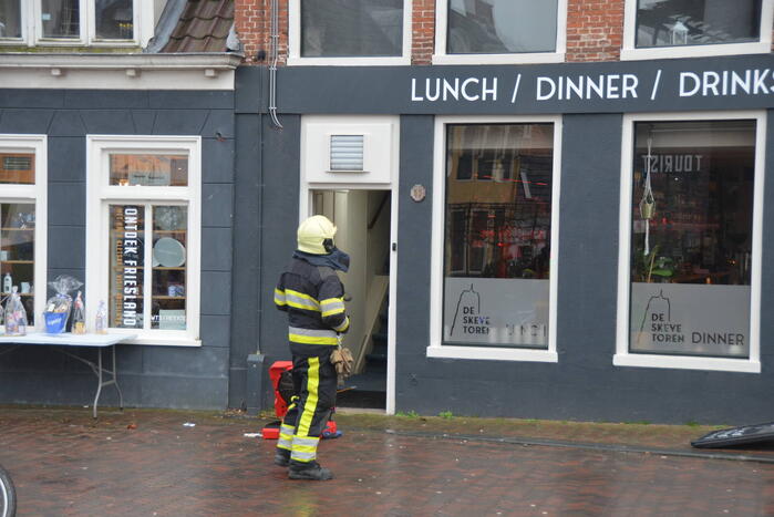 Brand in keuken van bovenwoning