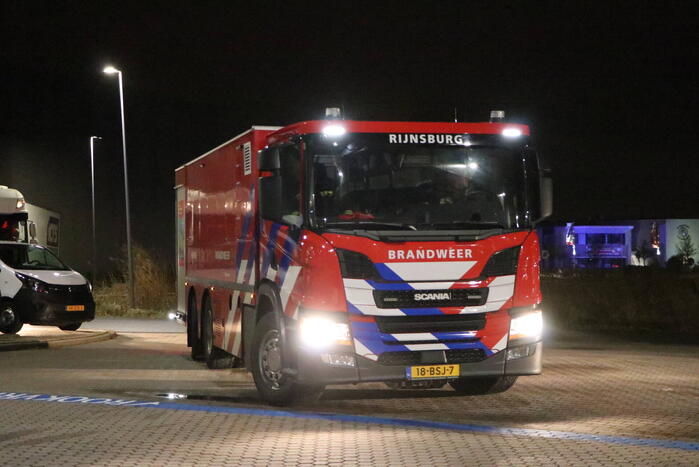 Brand bij distributiecentrum post-nl