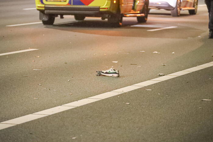 Persoon overleden bij aanrijding op snelweg