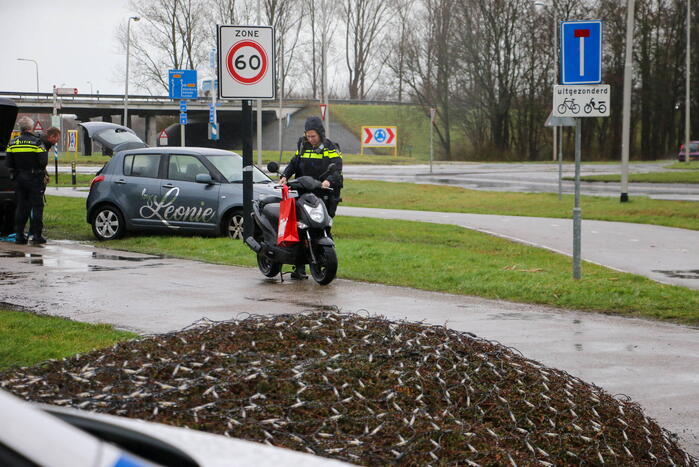 Snorfietser gewond na valpartij