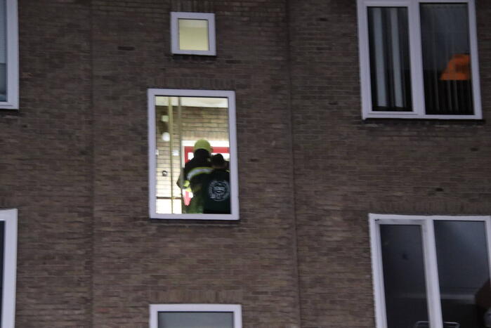 Flatgebouw zonder stroom door wateroverlast