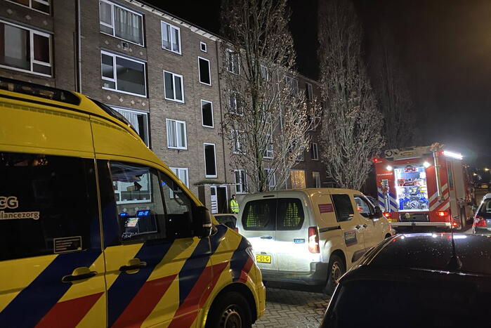 Flatgebouw zonder stroom door wateroverlast