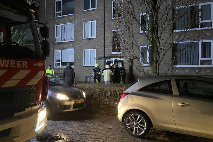 Flatgebouw zonder stroom door wateroverlast