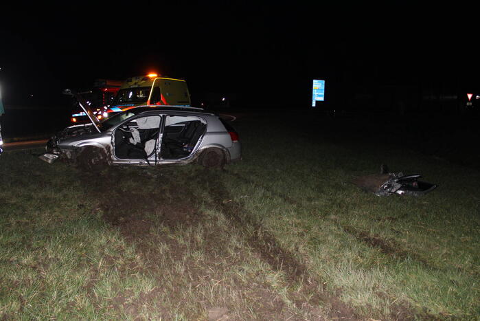 Gewonde bij eenzijdig verkeersongeval