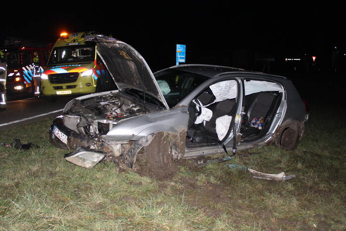 Gewonde bij eenzijdig verkeersongeval