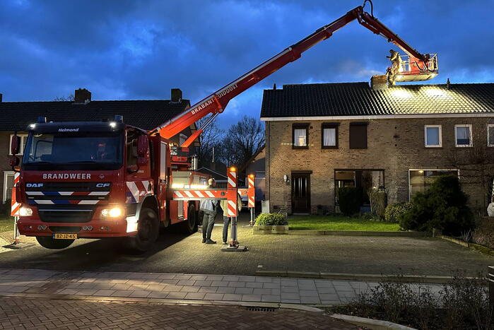 Schoorsteenbrand snel onder controle
