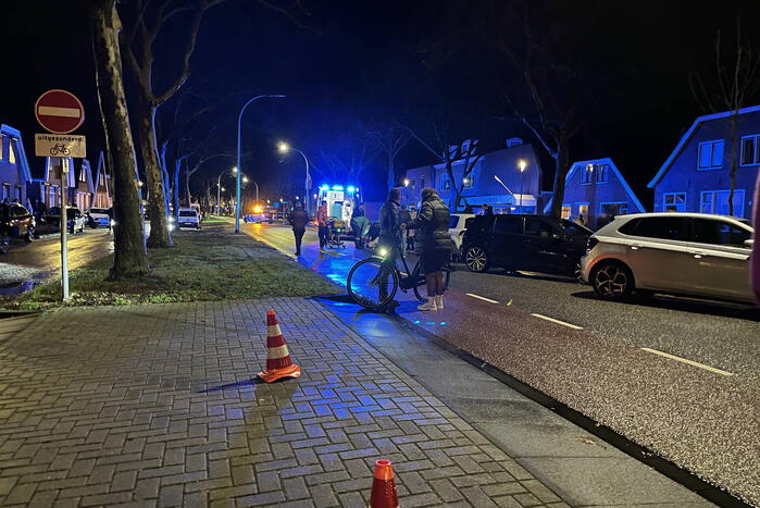 Voetganger geschept door automobilist