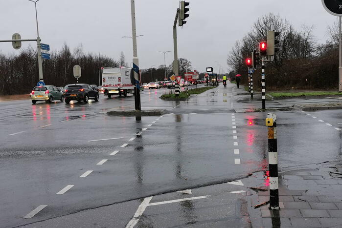 Grote verkeerschaos door afsluiting